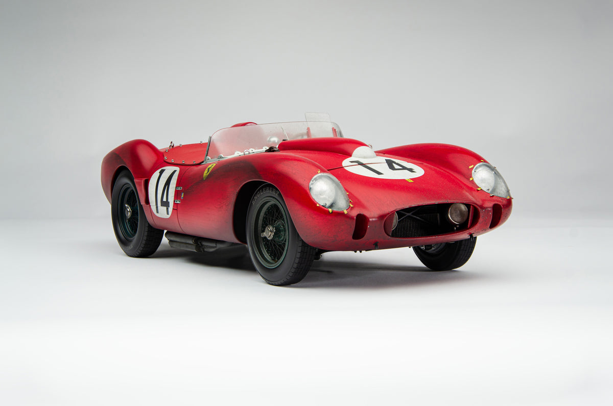 Ferrari 250 TR - Vainqueur du Mans 1958 - Effets de l'usure de course - Échelle 1:8