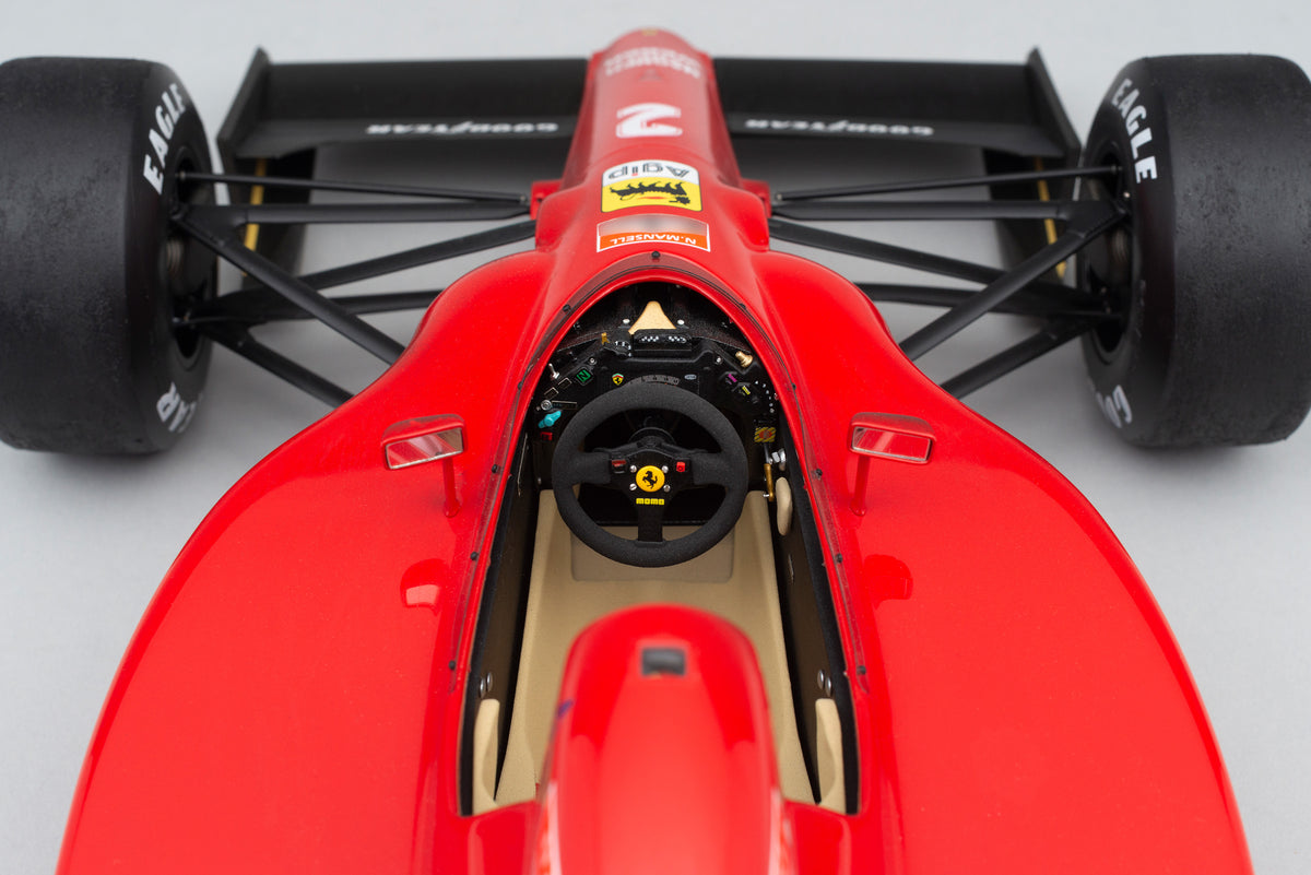 Ferrari F1-90 (641/2) - Grand Prix du Mexique 1990 - Mansell - Deuxième place - Modèle patiné