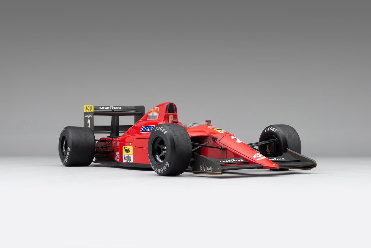 Ferrari F1-90 (641/2) - Grand Prix du Mexique 1990 - Mansell - Deuxième place - Modèle patiné