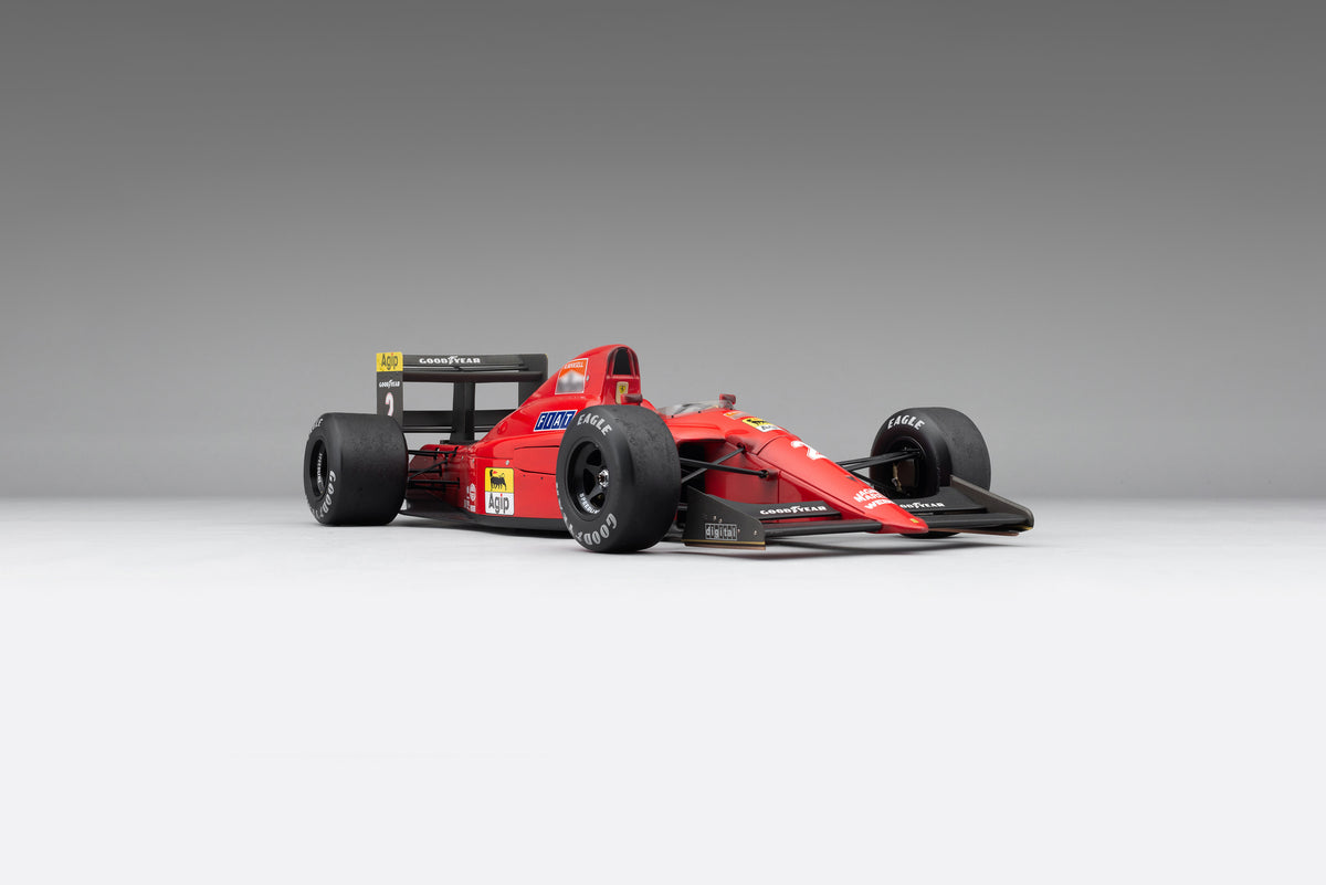 Ferrari F1-90 (641/2) - Grand Prix du Mexique 1990 - Mansell - Deuxième place - Modèle patiné