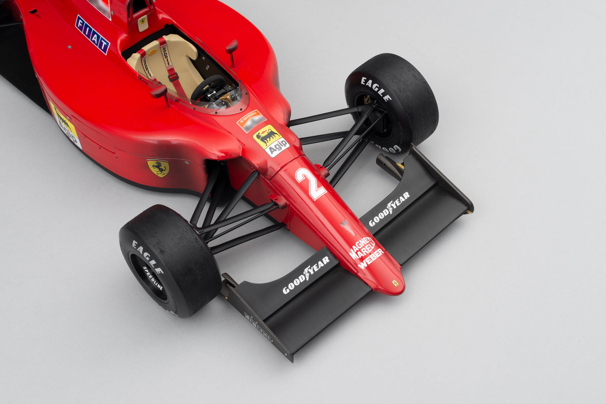 Ferrari F1-90 (641/2) - Grand Prix du Mexique 1990 - Mansell - Deuxième place - Modèle patiné