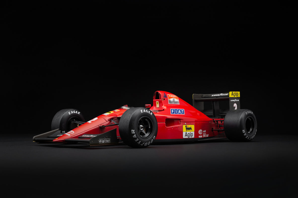 Ferrari F1-90 (641/2) - Grand Prix du Mexique 1990 - Mansell - Deuxième place - Modèle patiné