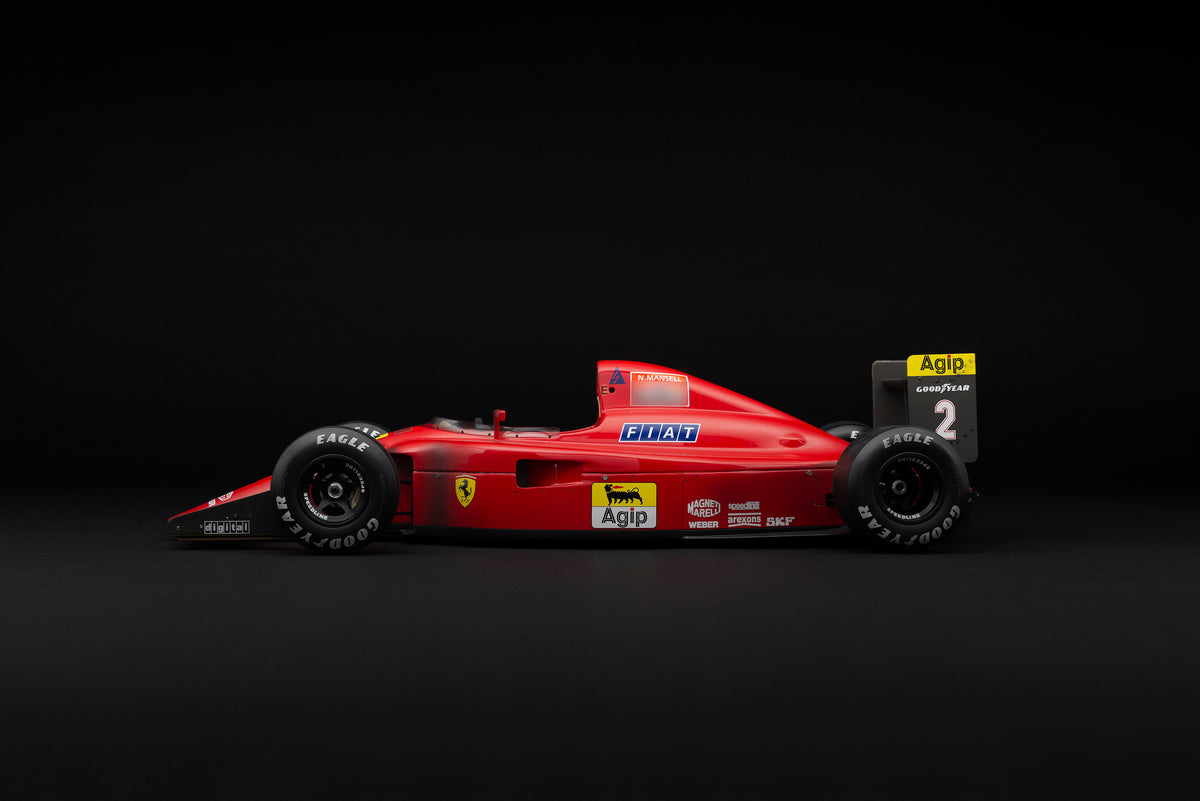 Ferrari F1-90 (641/2) - Grand Prix du Mexique 1990 - Mansell - Deuxième place - Modèle patiné