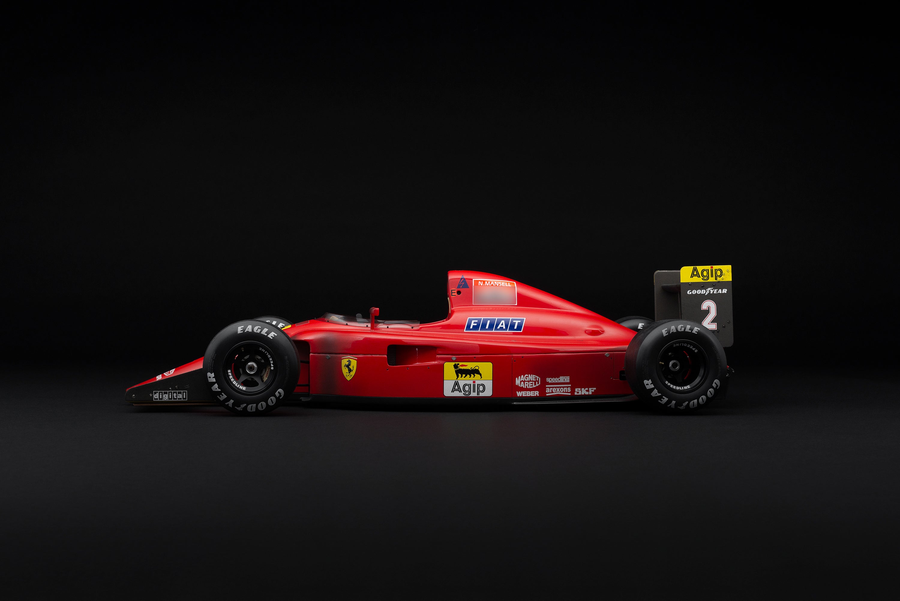 フェラーリF1-90（641/2）-メキシコグランプリ-マンセル-レース 