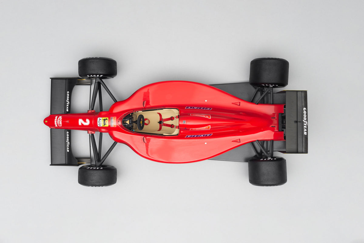 Ferrari F1-90 (641/2) - Grand Prix du Mexique 1990 - Mansell - Deuxième place - Modèle patiné