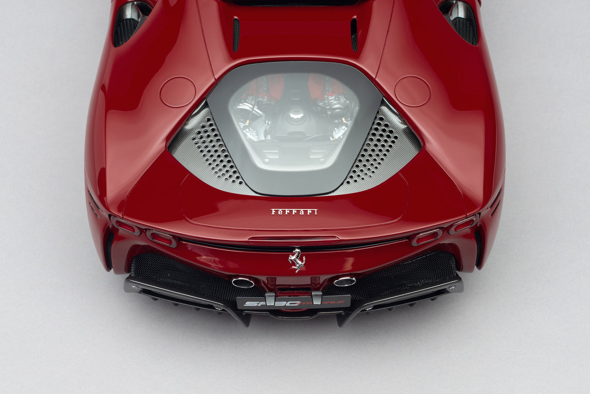 Ferrari SF90 Stradale - Fiche technique du magazine officiel Ferrari - Échelle 1:8