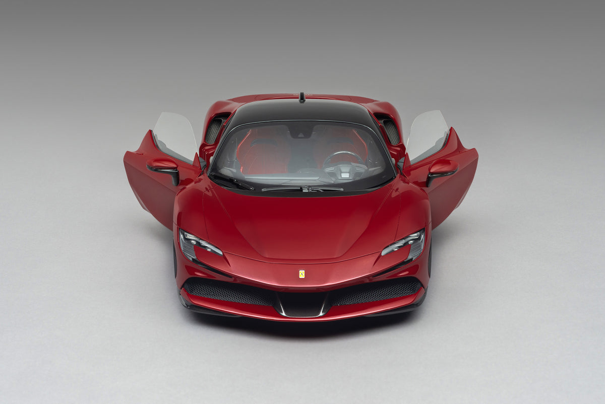 Ferrari SF90 Stradale - Ficha técnica de la revista oficial de Ferrari - Escala 1:8
