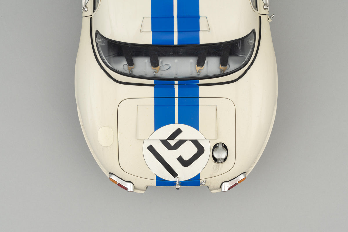 Jaguar Lightweight E-Type (LWE) - 1963 Le Mans - Cunningham & Grossman - Race Weathered - 1:8 scale