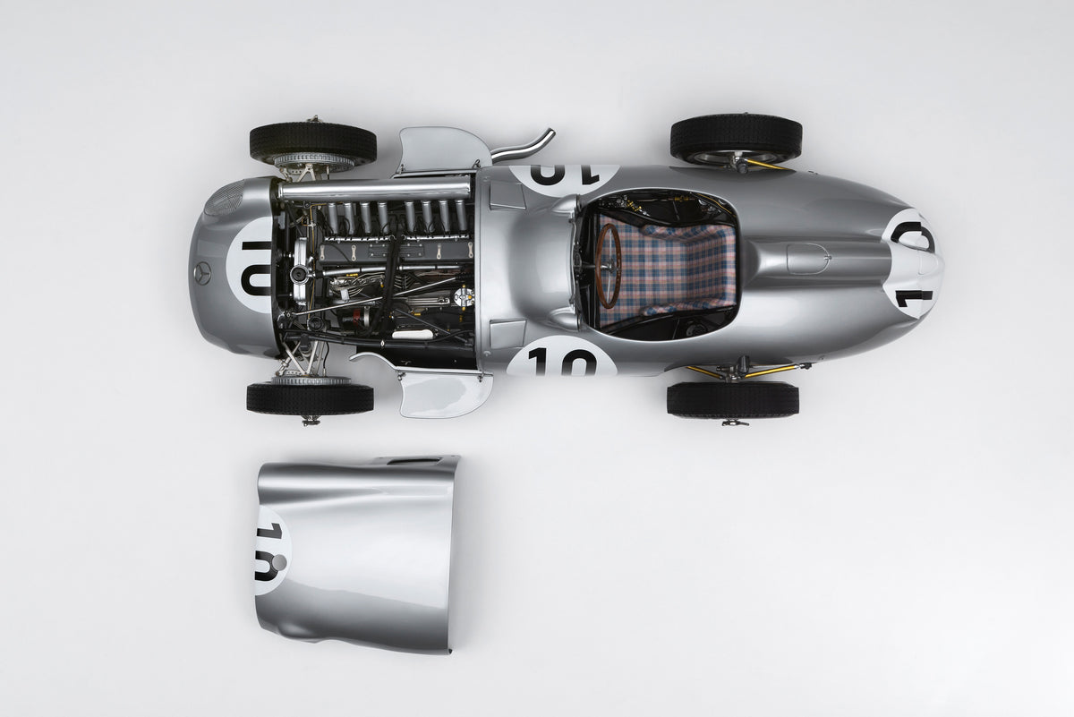 Mercedes-Benz W196 Monoposto - 1955 British Grand Prix - Fangio - Race Weathered