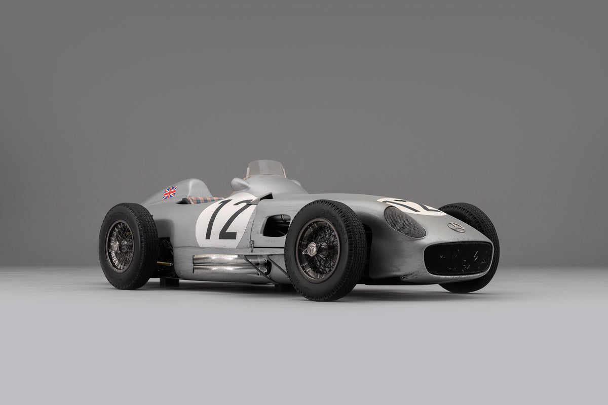 Mercedes-Benz W196 Monoposto - 1955 British Grand Prix Winner - Stirling Moss - Race Weathered - 1:8 scale