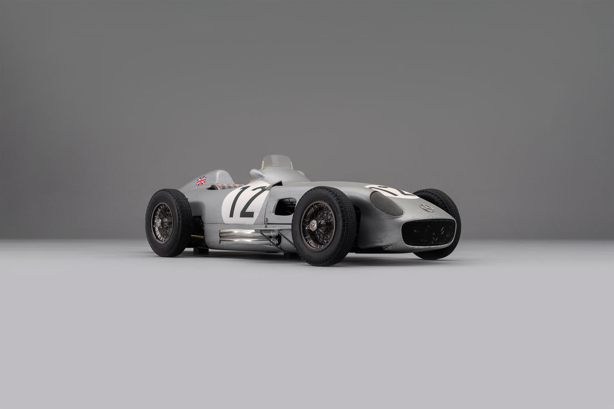 Mercedes-Benz W196 Monoposto - 1955 British Grand Prix Winner - Stirling Moss - Race Weathered - 1:8 scale