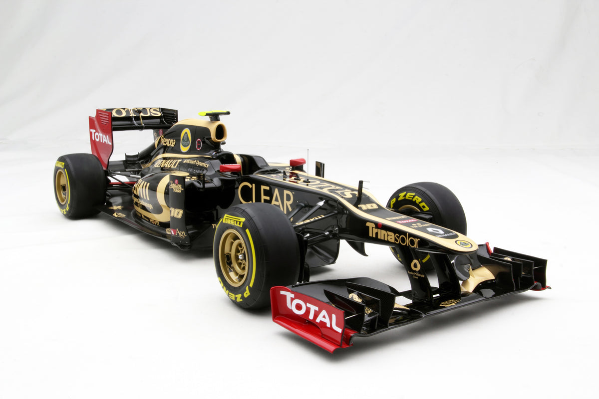 Lotus E20 - Livrée de la saison 2012 - Romain Grosjean