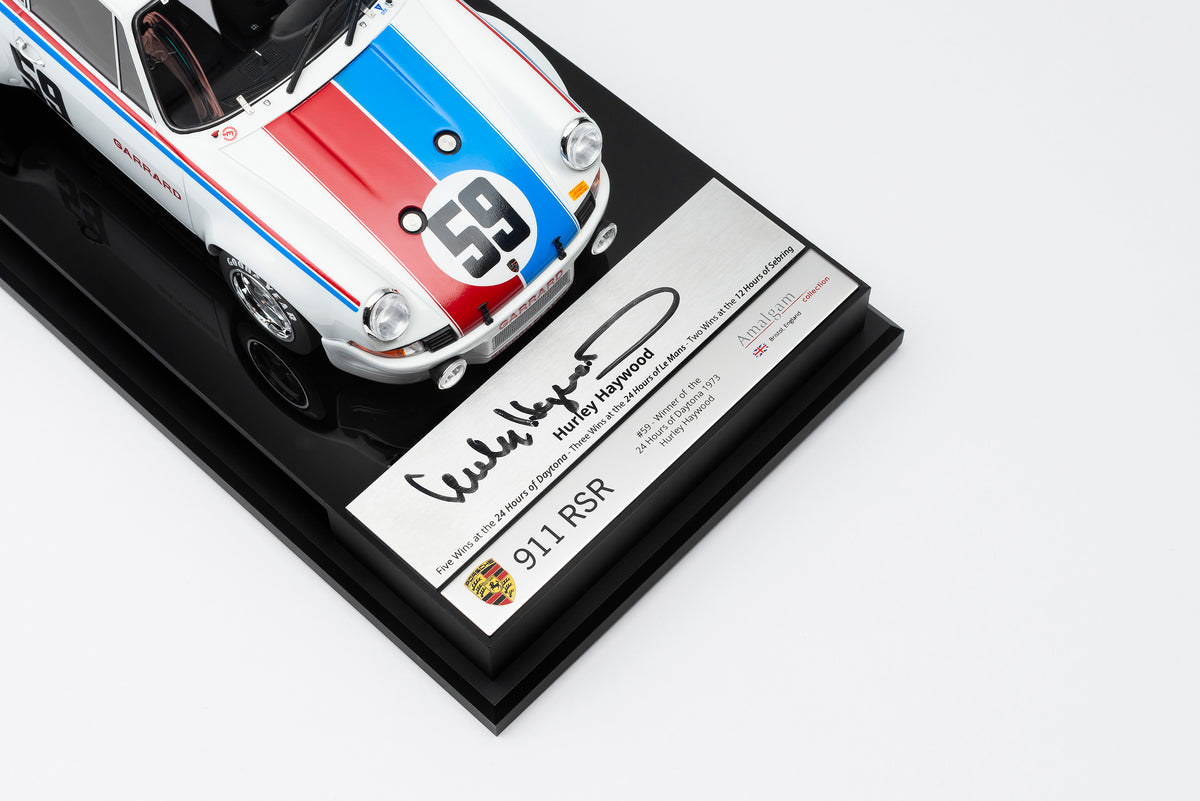 Porsche 911 RSR 2.8 - Vainqueur de Daytona en 1973 - Haywood & Gregg - Édition signée
