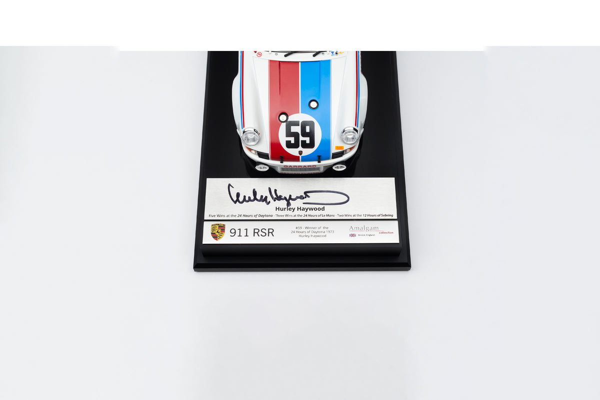 Porsche 911 RSR 2.8 - Vainqueur de Daytona en 1973 - Haywood & Gregg - Édition signée