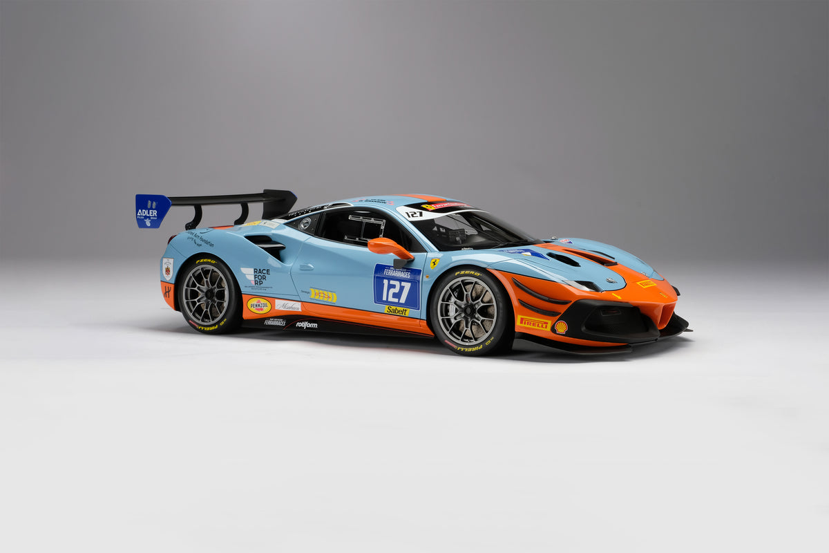 Ferrari 488 Challenge Evo - Spezifikationen zur Markteinführung 2019 - Maßstab 1:8