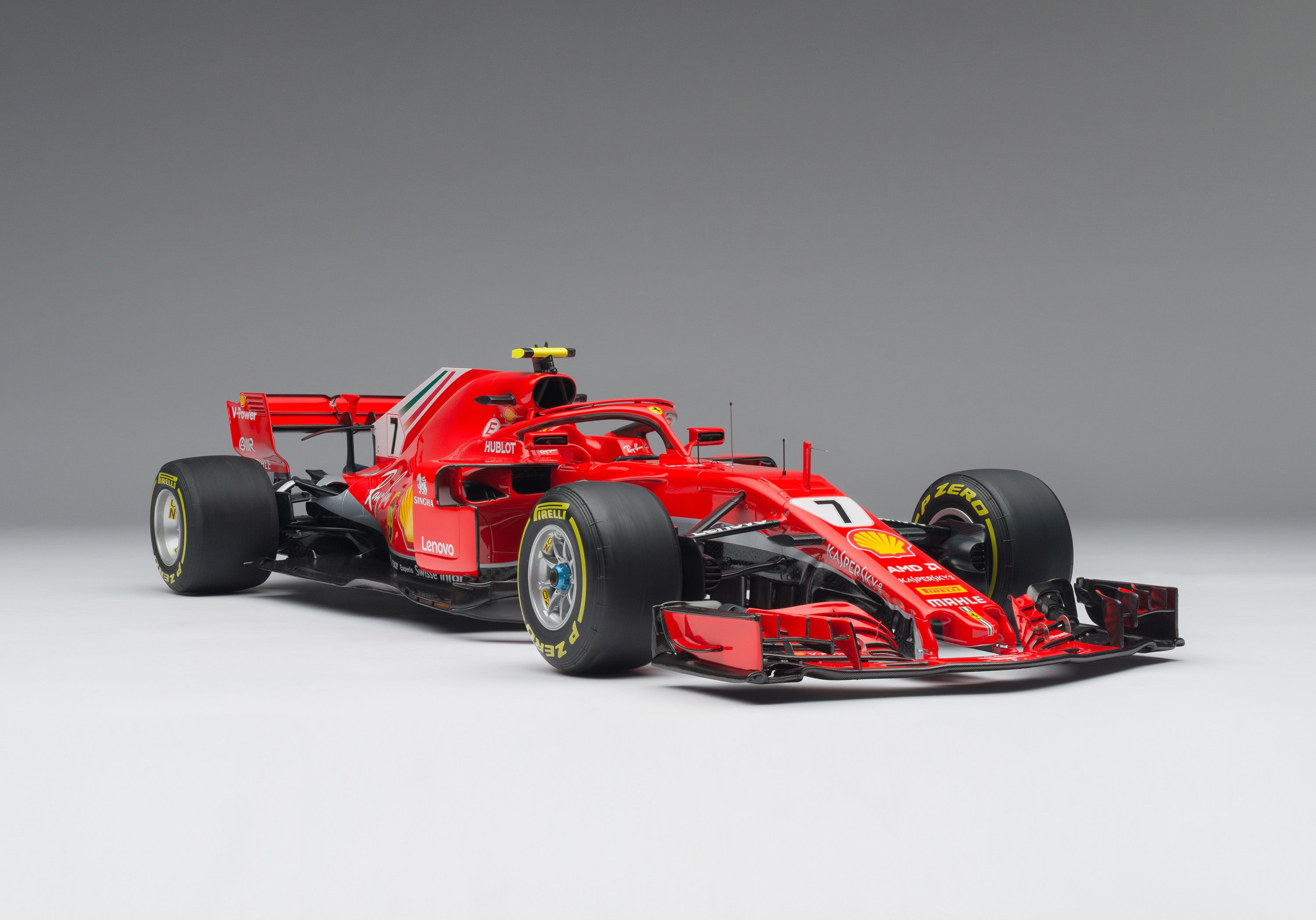 The Ferrari F1 2018 SF71H driven by Vettel once again won the