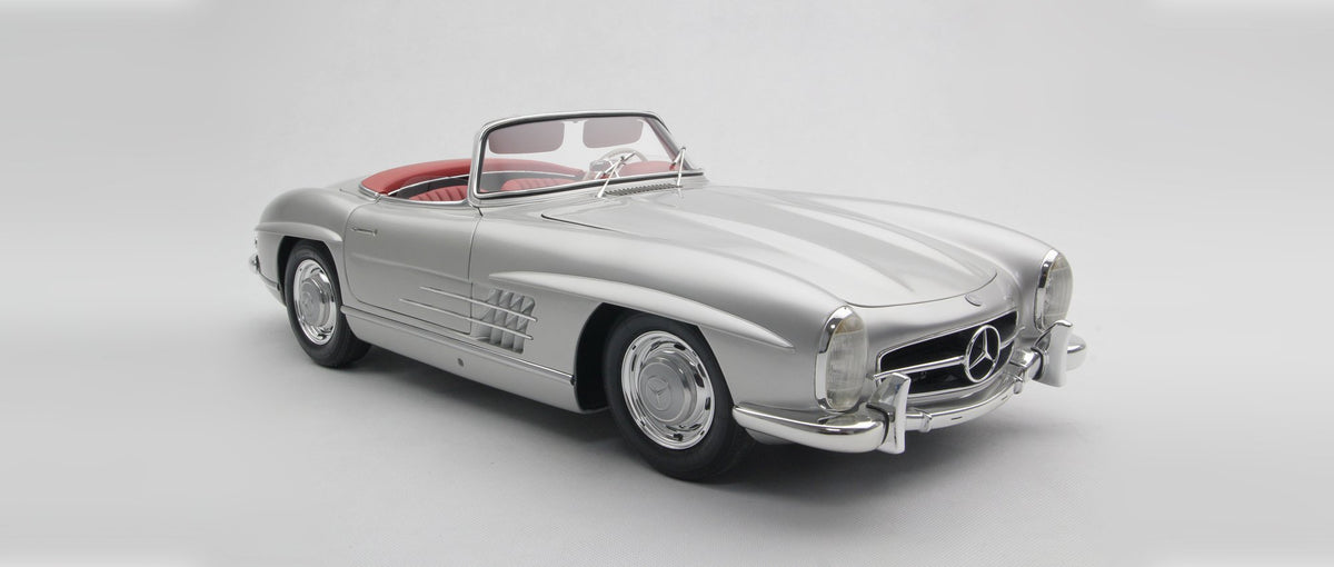 Mercedes-Benz 300 SL Roadster (1955) - Silver Grey Metallic