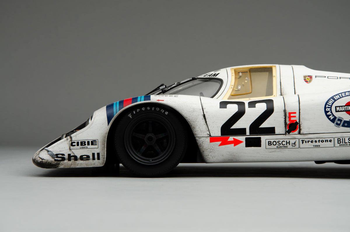 Porsche 917K - 1971 Le Mans Winner - Martini Livery - Race Weathered