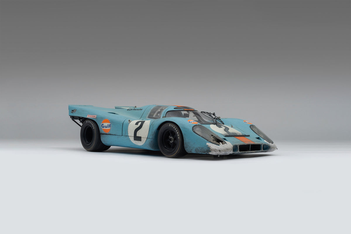 Porsche 917 KH - Vainqueur de Daytona en 1970 - Rodríguez & Kinnunen - Effet « usé par la course »