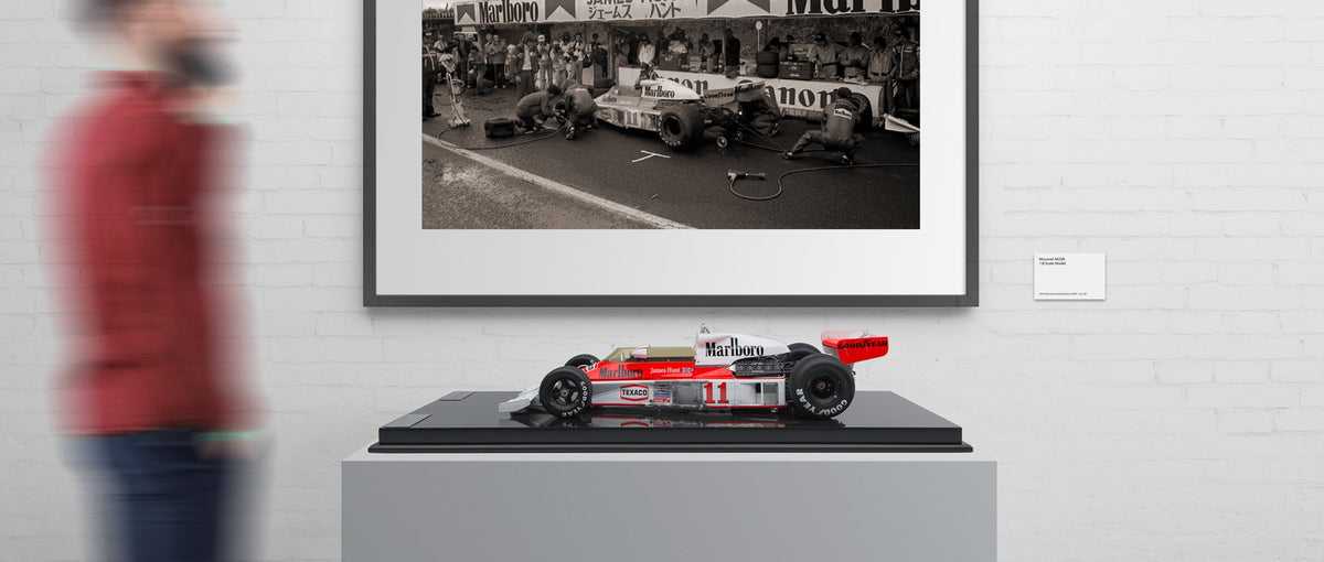 McLaren M23D - Grand Prix du Japon 1976 - James Hunt - Troisième place - Modèle patiné