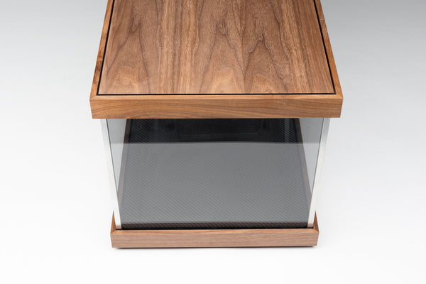Solid Walnut Illuminated Display Case – Amalgam Collection